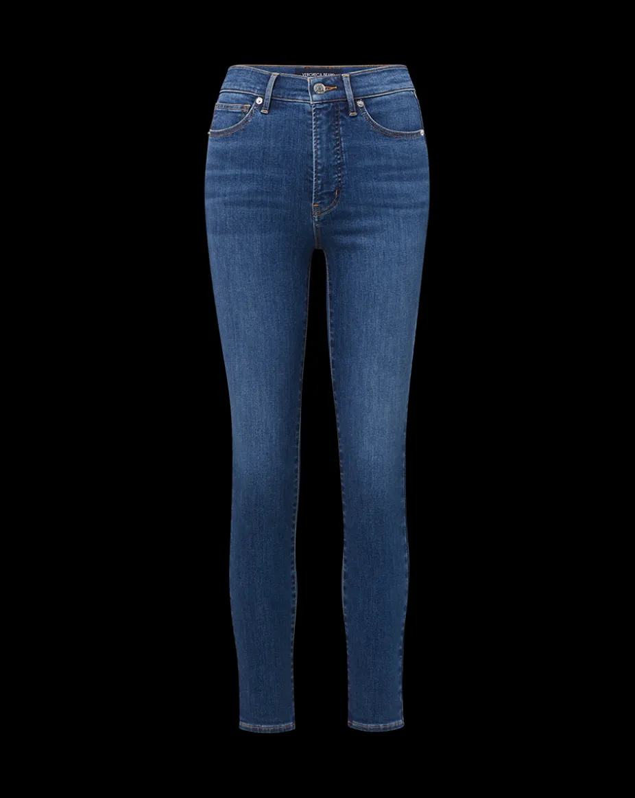 Debbie Ankle-Crop Skinny Jean in Bright Blue