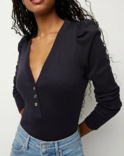 Dekalb Puff-Sleeve Top