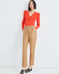 Dekalb Puff-Sleeve Top