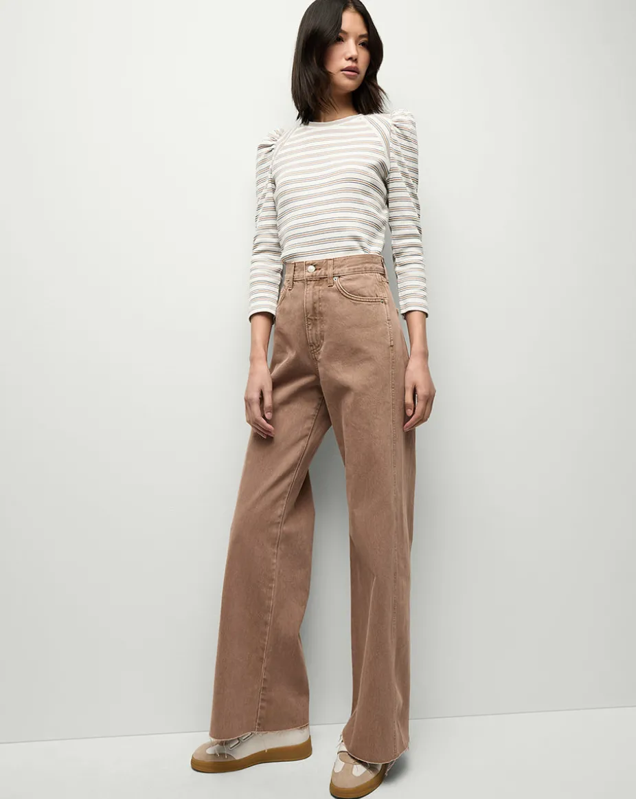 Delano Top in Off-White Multi