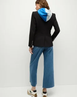 Detroit Lions Dickey Jacket in Black/Silver