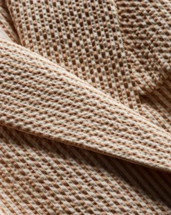 Didion Seersucker Jacket in Khaki/White