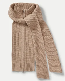Dorsey Cashmere Scarf Dickey in Oatmeal