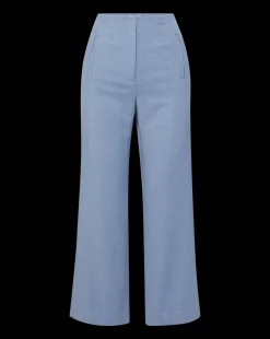 Dova Pant in Heather Smoke Blue