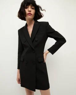 Elianna Blazer Dress in Black