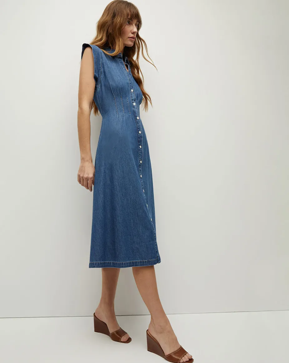 Ellen Wedge Sandal in Caramel