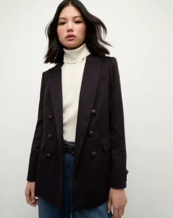 Ellette Dickey Jacket in Navy