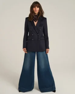 Ellette Dickey Jacket in Navy