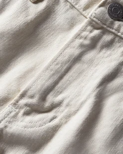 Ellis Denim Short in Ecru