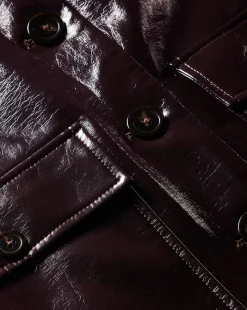 Essex Dickey Jacket in Plum