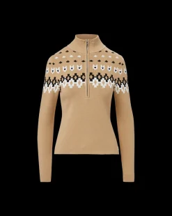 Fairbanks Blanche Knit Turtleneck in Khaki