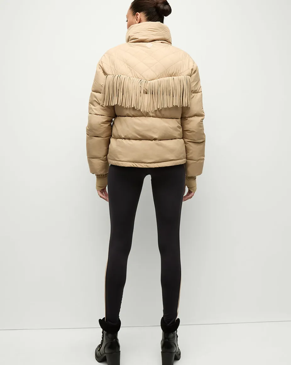 Fairbanks Fox Puffer Jacket in Khaki