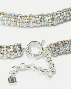 Fat Diamond Necklace in Silver