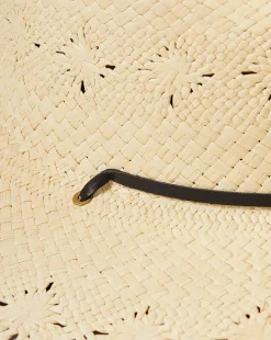 Fiji Hat in Natural/Black