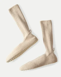 Flexible Knit Shoe in Oatmeal