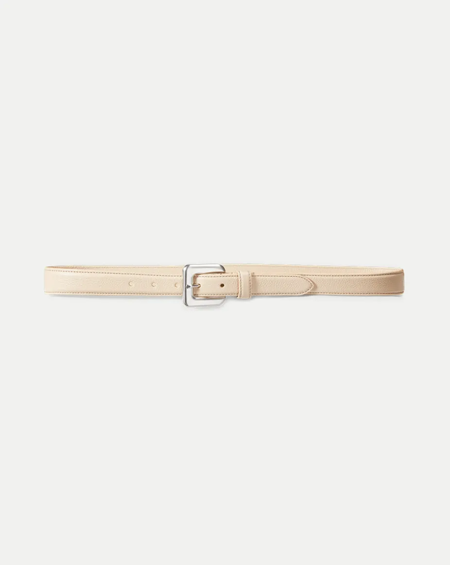 Glossinia Belt in Cream/Silver
