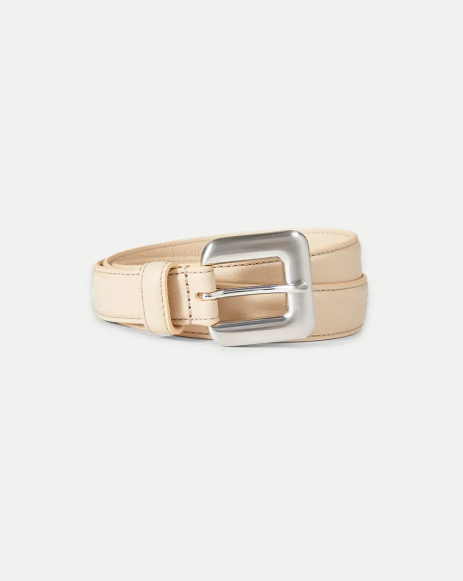 Glossinia Belt in Cream/Silver