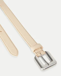 Glossinia Belt in Cream/Silver