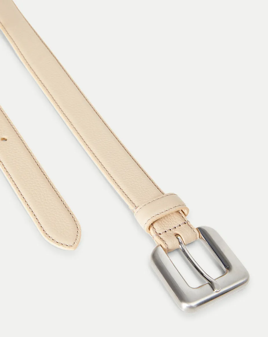 Glossinia Belt in Cream/Silver