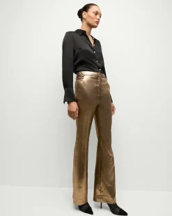 Gracie Pant in Vintage Gold x Poppy Delevingne