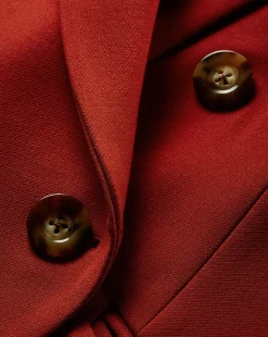 Hirsh Dickey Jacket in Brick Red