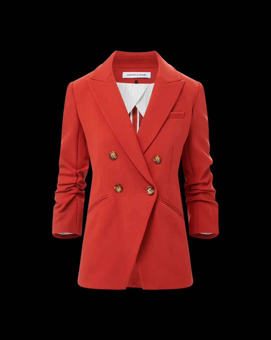 Hirsh Dickey Jacket in Brick Red