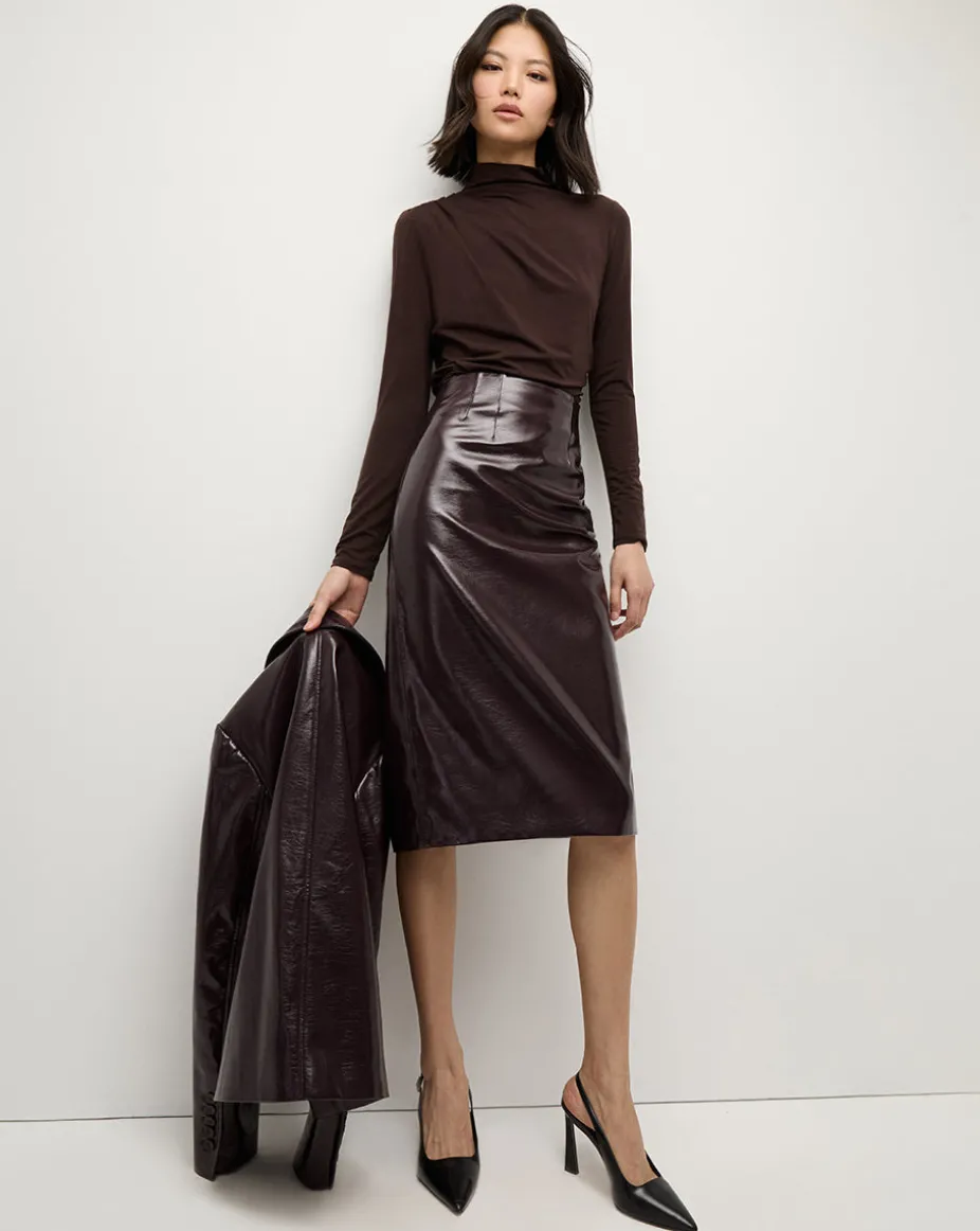 Holmes Skirt in Plum