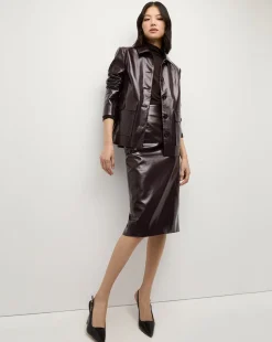 Holmes Skirt in Plum