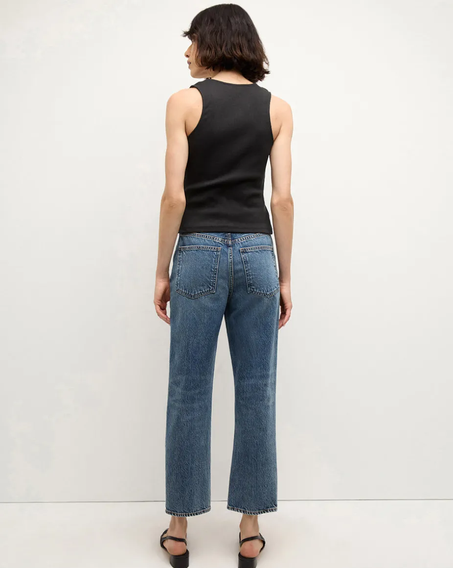 Hoorne Vest Tank Top in Black