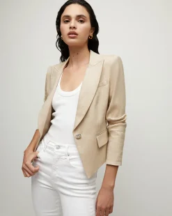 Hosanna Khaki Linen Dickey Jacket
