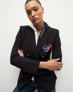 Houston Texans Dickey Jacket in Navy/Silver