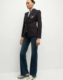 Houston Texans Dickey Jacket in Navy/Silver