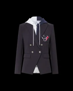 Houston Texans Dickey Jacket in Navy/Silver