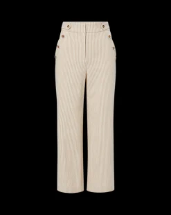 Hunter Seersucker Pant in Khaki/White