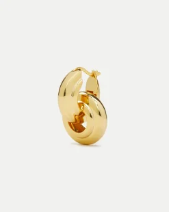 Interlocking Hoop Earring