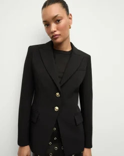 Izara Dickey Jacket in Black | Black Blazer