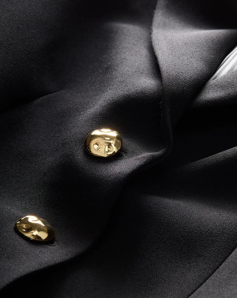 Izara Dickey Jacket in Black | Black Blazer