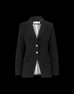 Izara Dickey Jacket in Black | Black Blazer