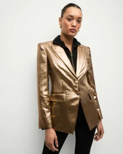 Izara Dickey Jacket in Vintage Gold x Poppy Delevingne