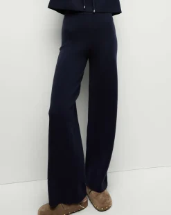 Jenkins Merino Cashmere Pant in Navy