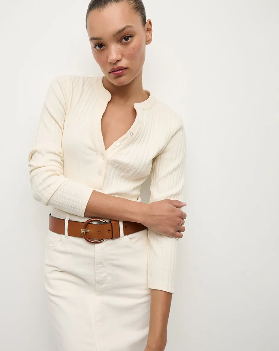 Jocelyn Henley Shirt in Ivory