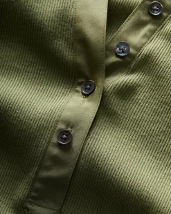 Jocelyn Henley Shirt in Stone Army