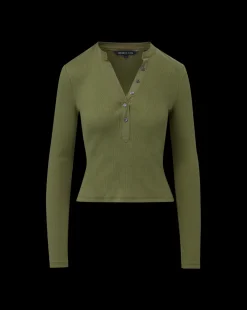 Jocelyn Henley Shirt in Stone Army