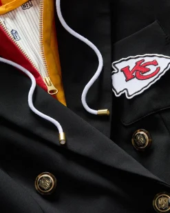 Kansas City Chiefs Dickey Jacket in Black/Gold