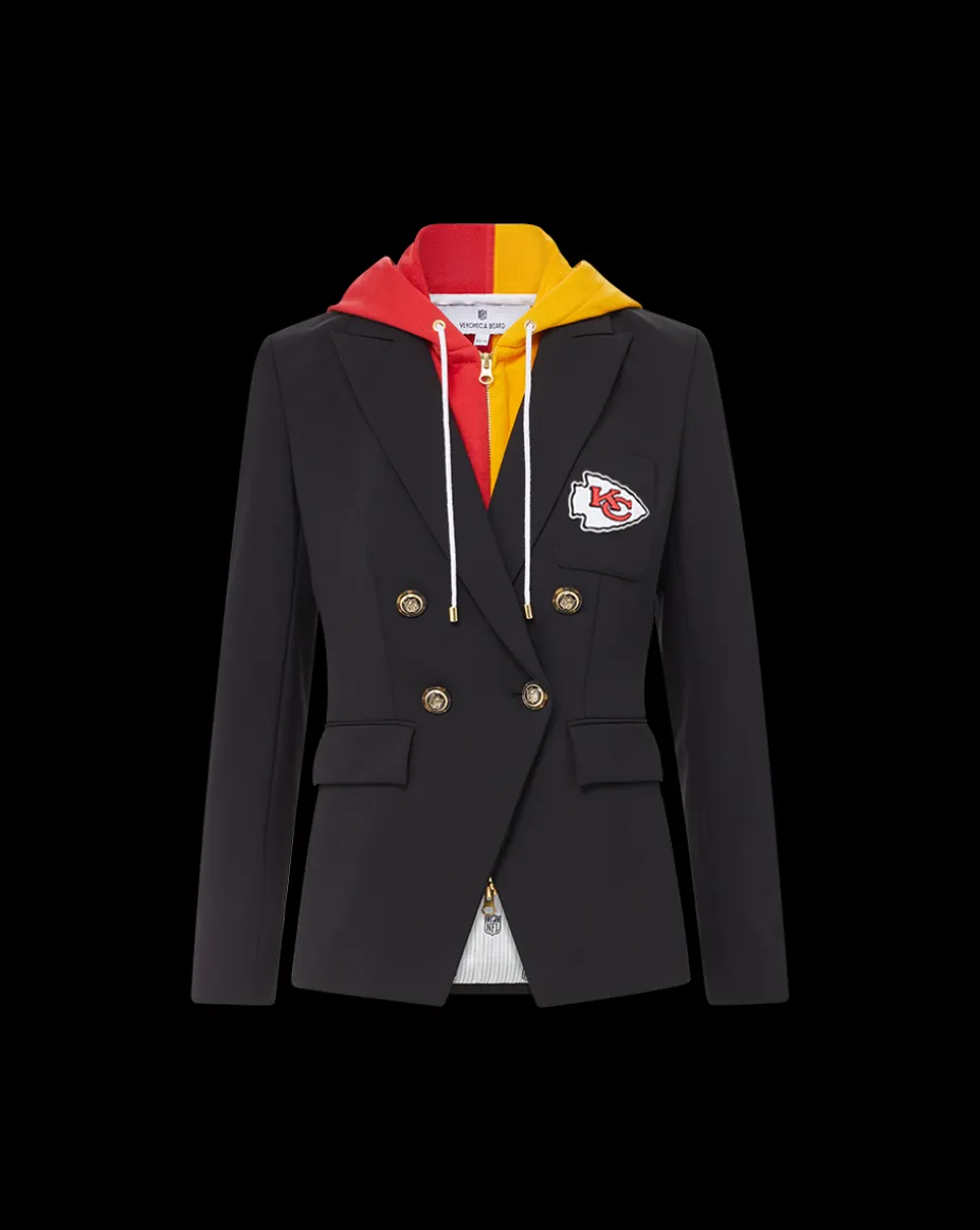 Kansas City Chiefs Dickey Jacket in Black/Gold