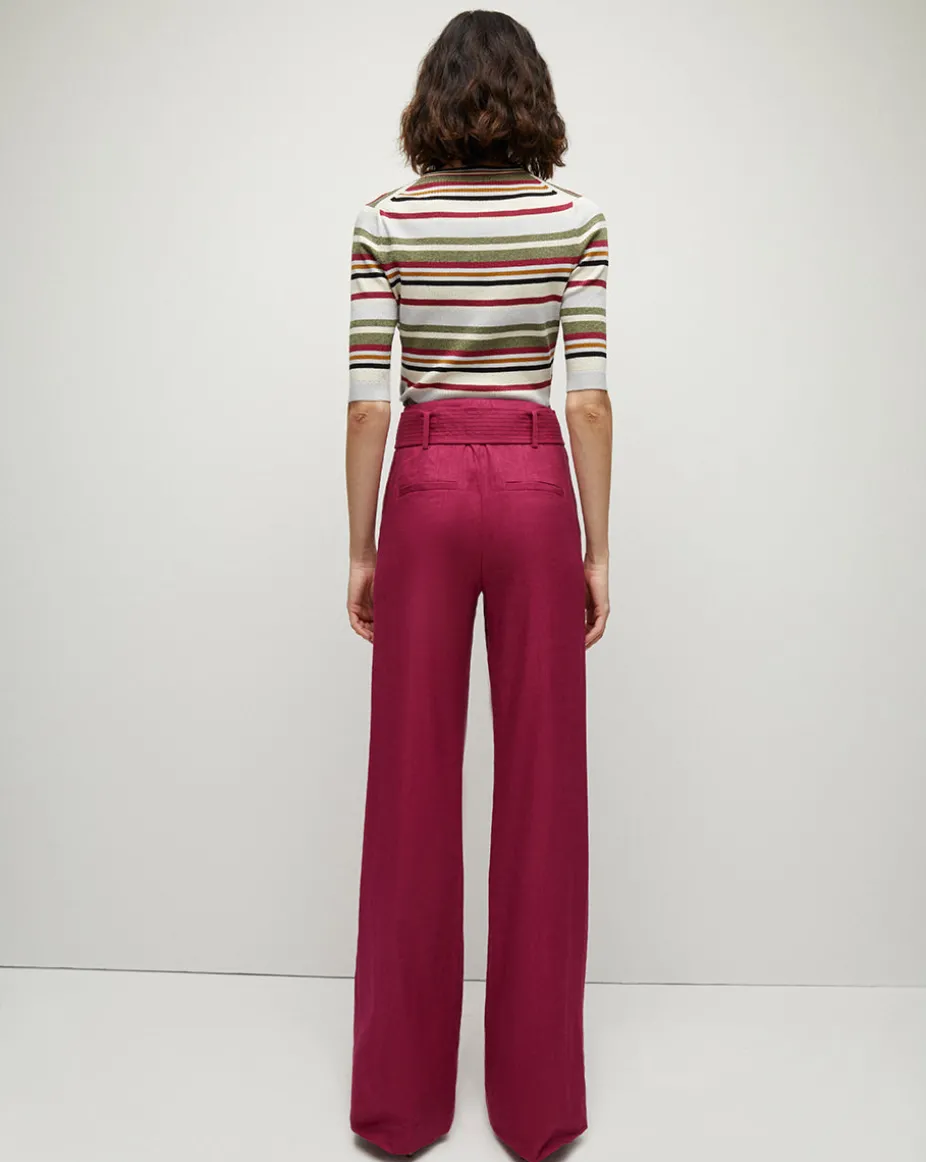 Kavya Multicolor Striped Ribbed Sweater