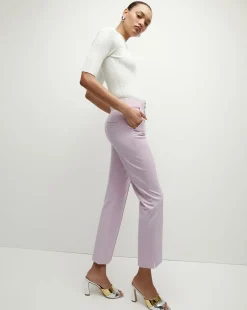 Kean Orchid Slim-Leg Pant