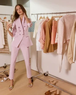 Kean Orchid Slim-Leg Pant