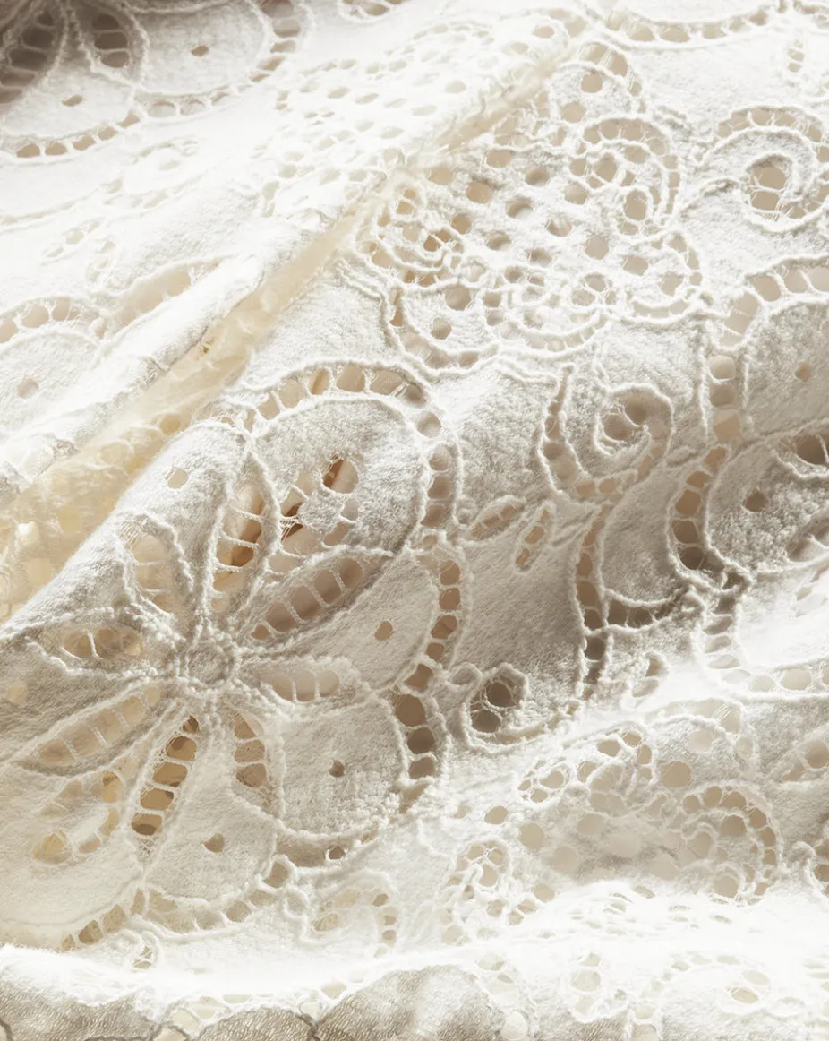 Kehlani Floral Lace Wide-Leg Pant