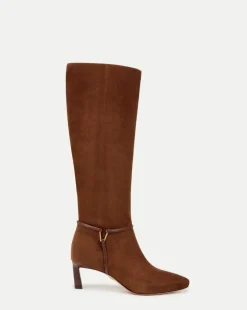 Kenzie Mid-Heel Tall Boot in Cedar